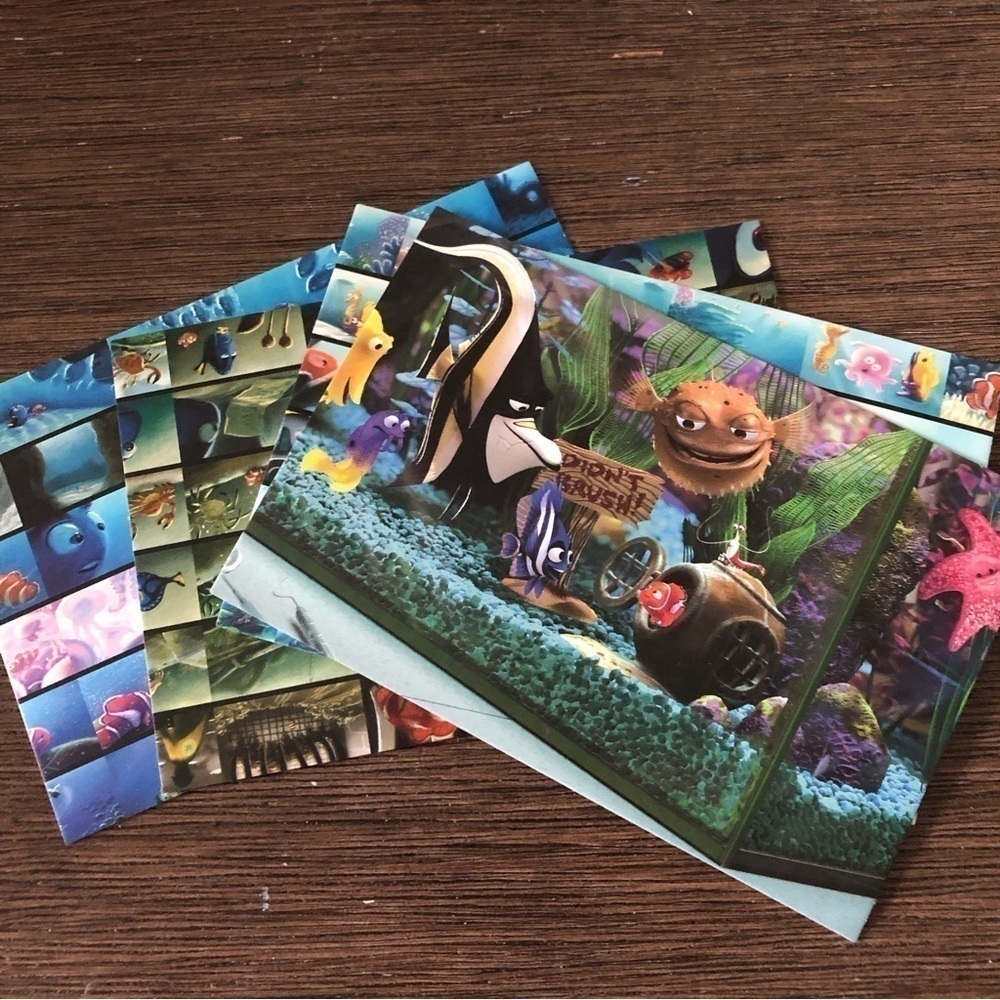 Disney Pixar Movie Postcards: Finding Nemo 4 pack.